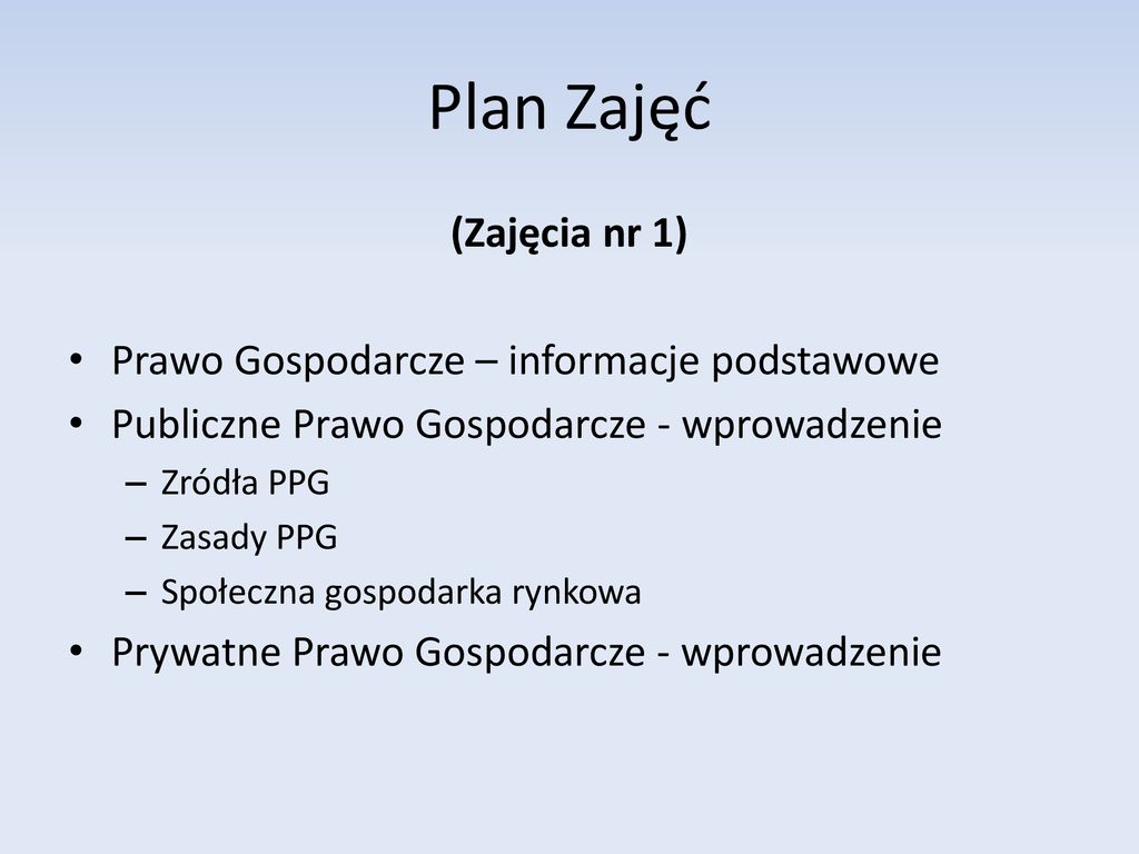 Publiczne Prawo Gospodarcze Ppt Pobierz